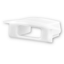 Accessory for profile DIVE12 FLAT - endcap (1 pc.), EC26W, white, with cable opening