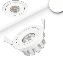 Lumi�re encastr�e pivotant, dimmable IP40, blanche gradable 15W 1250lm 4000K 45� 45� CRI 90-100