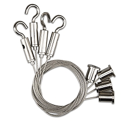 Accessoire Suspension câble, aluminium 120cm