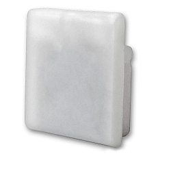 Accessory for profile SURF16 - silicone endcap (1 pc.), incl. screws, EC56, closed