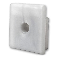 Accessory for profile SURF16 - silicone endcap (1 pc.), incl. screws, EC57, with cable opening