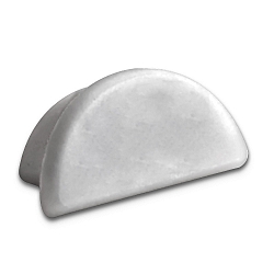 Accessory for cooling profile SURF12 HIDDEN (ISO-112433) - endcap (1 pc.), SIL EC69, grey, closed