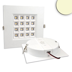 Downlight PRISM dimmable IP54, blanche gradable