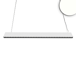 Lampe suspendue Raster Up+Down haut bas, pour VDU IP20, blanche gradable
