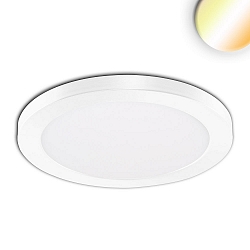 Luminaire apparent / encastr� Slim Flex IP44, blanche 