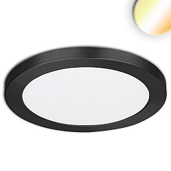 Luminaire apparent / encastr� Slim Flex IP44, noir  