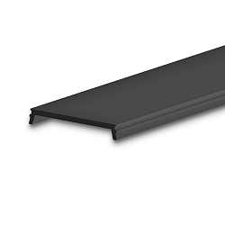 Accessory for profile SURF24(FLAT) / DIVE24(FLAT) - cover COVER33 black / matt, 25% translucency, 200cm