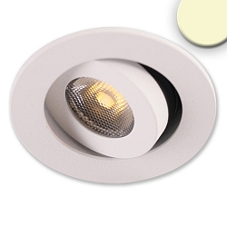 Lumi�re encastr�e MiniAMP IP20, blanche gradable 3,6W 300lm 3000K 50� 50� CRI >91