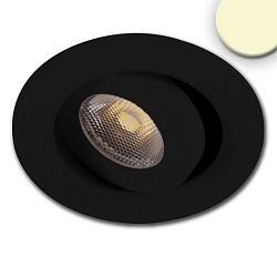 Lumi�re encastr�e MiniAMP IP20, noir  gradable 3,6W 300lm 3000K 50� 50� CRI >91