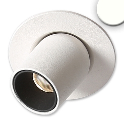 Lumi�re encastr�e Pipe MiniAMP IP20, blanche gradable 3,6W 250lm 4000K 50� 50� CRI >91