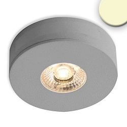 Lumière encastrée MiniAMP dimmable IP20, aluminium brossé gradable 3,6W 240lm 3000K 60° 60° CRI >91
