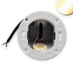 Lumi�re encastr�e SYS_WALL68 sans abat-jour, CCT Switch IP44, 3W 140lm 3000 / 4000 / 6000K 38� 38� CRI >81