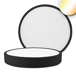 Luminaire de plafond PRO 300MM rond, CCT Switch IP20, noir gradable