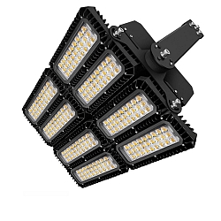 Projecteur FLOOD 900W asym�trique, r�glable IP66, noir  gradable