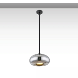 Luminaire à suspension INFINITY OVAL à 1 flamme, rond E27 IP20, gradable