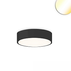Applique et plafonnier DN400 rond, CCT Switch IP20, noir gradable