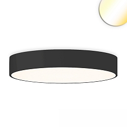 Applique et plafonnier DN800 rond, CCT Switch IP20, noir gradable