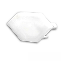 Embout CORNER11N - EC96 sans trou pour c�ble, blanche