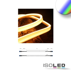 Bande LED silicone NEONPRO FLEX 1220 5 ples, RGBW blanche