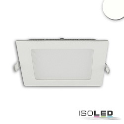 downlight square, flat, glare-reduced IP42, white dimmable