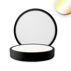 ceiling luminaire PRO 170MM round, CCT Switch IP20, black dimmable