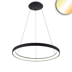 Lampe suspendue ORBIT 580 CCT Switch IP20, noir gradable