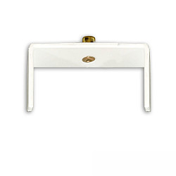 Pince de plafond pour rail conducteur triphas� S1, blanche