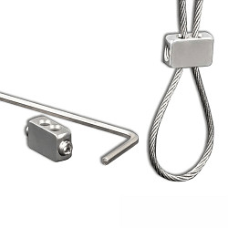 Support de corde, argent