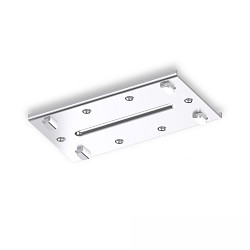 Connecteur plat, m�canique, version pour montage en surface, argent