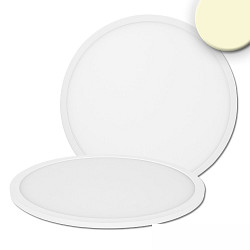 Luminaire de plafond SLIM300 haut bas, rond IP44, blanche 
