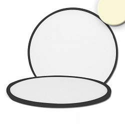 Luminaire de plafond SLIM420 haut bas, rond IP44, noir 