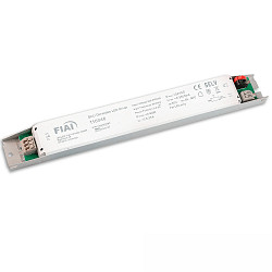 Transformateur PWM 24VDC SELV, 0-60W, ULTRASLIM, PUSH/DALI-2 contr�lable par DALI, constante de tension, �troit