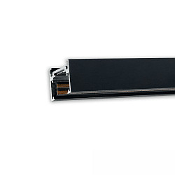 Rail en applique TRACK48 SURFACE FLAT plat, 4 p�les, fixation magn�tique, noir