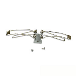 Support de montage TRACK48 RECESSED lot de 4, acier inoxydable