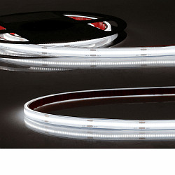 Bande LED silicon�e HT940 COB / HIGH TEMPERATURE 100�C 2 p�les blanche