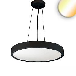 Luminaire � suspension COLOR SWITCH ROUND - � 80CM CCT Switch, UGR < 19, multipower IP42, noir gradable