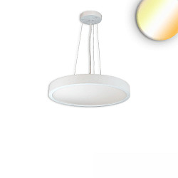 Luminaire � suspension COLOR SWITCH ROUND - � 40CM CCT Switch, UGR < 19, multipower IP42, blanche gradable