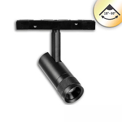 Halog�ne sur rail TRACK48 - 18-60�, UGR<16, TW (DALI DT8) pivotant, pour VDU, contr�lable par DALI, Tunable White