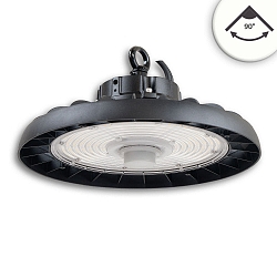 Projecteurs de hall FL2 200W DALI DIM 90° contrôlable par DALI IP65, noir gradable
