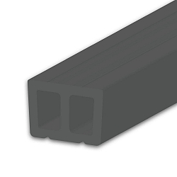 Profil de support CONRETE INLAY (DIVE12), noir