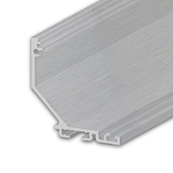 Profil d'angle CORNER20 V3 (45�) version pour montage en surface, argent