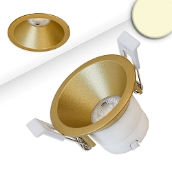 Projecteur encastr� BACK60 / LED MODULE UGR<12 rond, rigide, dimmable, reculer IP20, or mat gradable