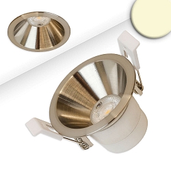 Projecteur encastr� BACK60 / LED MODULE UGR<12 rond, rigide, dimmable, reculer IP20, nickel bross� gradable