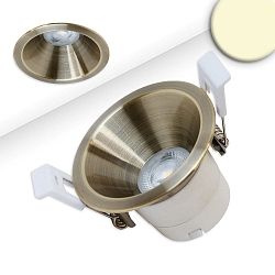Projecteur encastr� BACK60 / LED MODULE UGR<12 rond, rigide, dimmable, reculer IP20, laiton bross� gradable