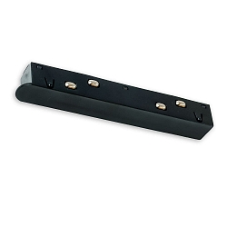 Connecteur TRACK48 - LINEAR MINI rigide, �lectrique, 4 p�les, universal, noir