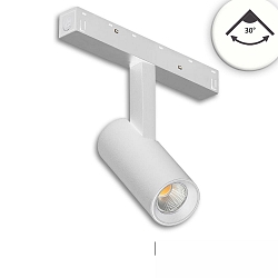 Halog�ne sur rail SPOT 7W - TRACK48 (DALI) pivotant, contr�lable par DALI, UGR < 19, fixation magn�tique IP20
