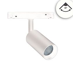Halog�ne sur rail SPOT 16W - TRACK48 (DALI) pivotant, contr�lable par DALI, UGR < 19, fixation magn�tique IP20