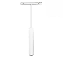 Halog�ne sur rail PIPE 15W PENDULUM - TRACK48 (DALI) contr�lable par DALI, UGR < 19, fixation magn�tique IP20, noir gradable
