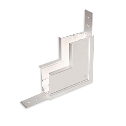 Connecteur d'angle VERTICAL - TRACK48 RECESSED isol�, m�canique, vertical, blanche