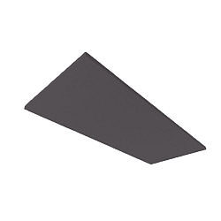 ACUOSTIC ABSORBER H25 / 59.2 X 150CM, anthracite